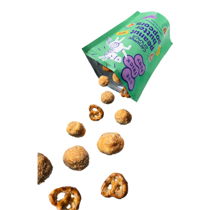 Caramel Crunch Peanut Butter Popcorn